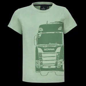 Scania Kids Green Truck T-Shirt New