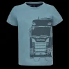 Scania Kids Light Blue Truck T-Shirt Flash Sale