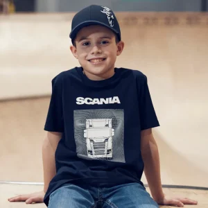 Scania Kids Navy Truck T-Shirt Discount