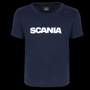 Scania Kids Navy Wordmark T-Shirt Flash Sale
