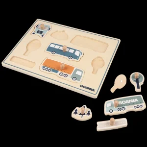 Scania Kids Wooden Puzzle Board Flash Sale