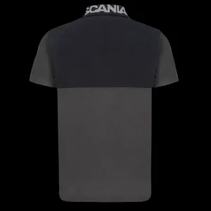 Scania Men's Anthracite Duo 1/4 Zip Polo Sale