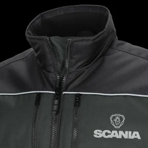 Scania Men's Anthracite Duo V8 Truck Jacket Store