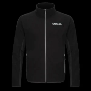 Scania Men's Black Base Fleece Jacket Clearance