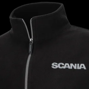 Scania Men's Black Base Fleece Jacket Clearance