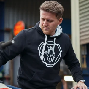 Scania Men's Black Base Hoodie Outlet