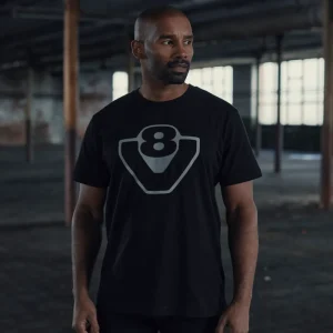 Scania Men's Black Basic V8 T-Shirt Sale