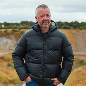 Scania Men's Black Down Jacket Best