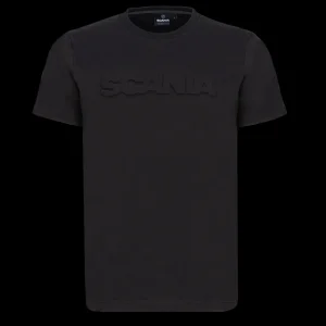 Scania Men's Black Embossed T-Shirt 2.0 Outlet