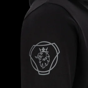 Scania Men's Black Refined Zip Hoodie Sale