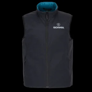 Scania Men's Black Reverse Gilet Clearance