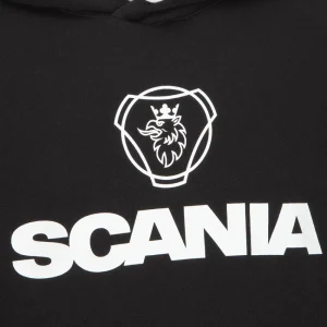 Scania Men's Black Trademark Hoodie Outlet