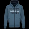 Scania Men's Blue 1891 Zip Hoodie New