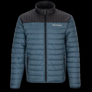 Scania Men's Blue Duo Quilted Jacket Discount
