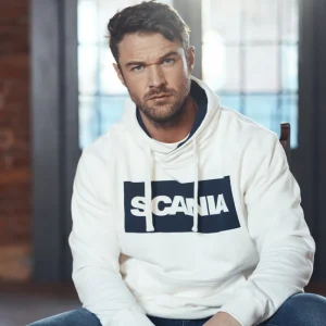 Scania Men’s Broken White Block Hoodie Store