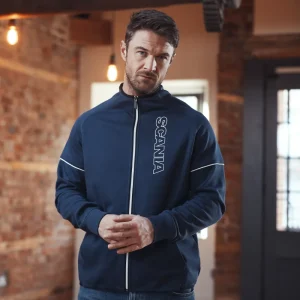 Scania Men’s Deep Blue Zip Sweatshirt Clearance