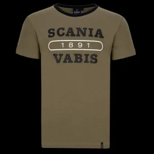 Scania Men's Khaki 1891 T-shirt Cheap