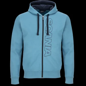 Scania Men's Light Blue Base Zip Hoodie Store
