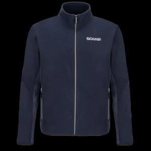 Scania Men's Navy Base Fleece Jacket New