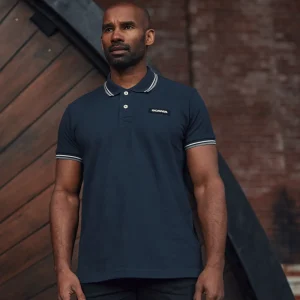 Scania Men's Navy Classic Pique Outlet