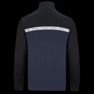 Scania Men's Navy Duo Retro ¼ Zip Sweatshirt Store