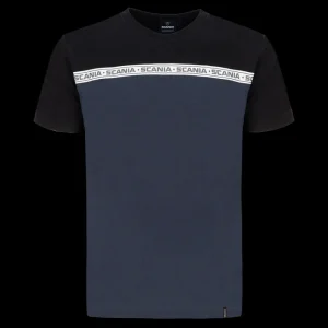 Scania Men's Navy Duo Retro T-shirt Fashion