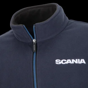 Scania Men's Navy Fleece Jacket Outlet