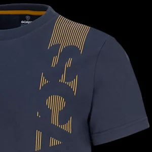 Scania Men's Navy V Stripe T-Shirt Cheap