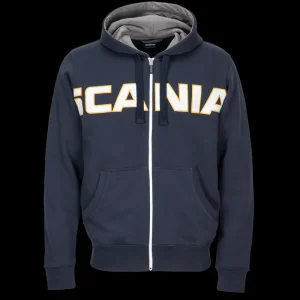Scania Men's Retro Logo Zip Hoodie Fashion