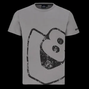 Scania Men's Stone Grey Distressed V8 T-Shirt Cheap