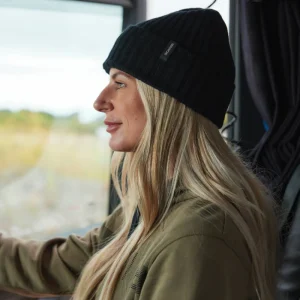 Scania Ribbed Beanie - Black Best Sale