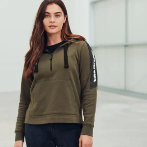 Scania Women's 1/2 Zip Stripe Hoodie Cheap