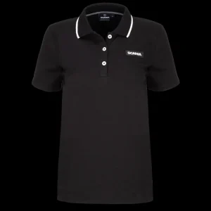 Scania Women's Black Base Polo Shop
