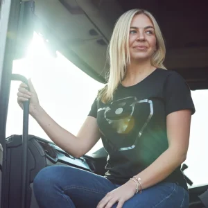 Scania Women's Black V8 T-Shirt Clearance
