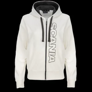 Scania Women's Broken White Base Zip Hoodie Hot