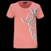 Scania Women's Dusty Pink Griffin Duo T-Shirt Outlet