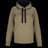 Scania Women's Khaki Stripe Relaxed Hoodie Flash Sale
