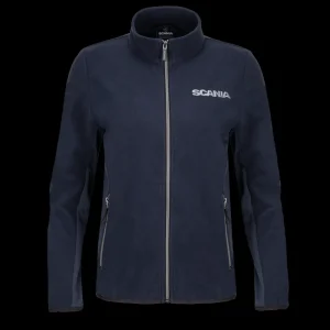 Scania Women's Navy Base Fleece Jacket Cheap