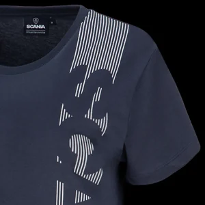 Scania Women's Navy V Stripe T-Shirt Best