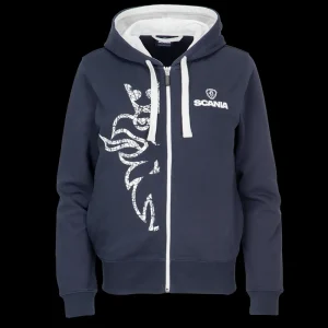 Scania Women's Navy Zip Griffin Hoodie Shop