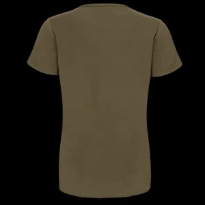 Scania Women's Olive Basic Wordmark T-Shirt Cheap