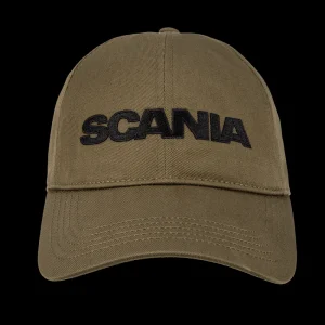 Scania Wordmark Baseball Cap - Olive Green Fashion
