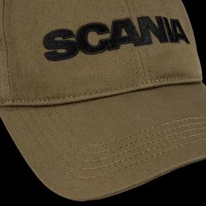 Scania Wordmark Baseball Cap - Olive Green Fashion