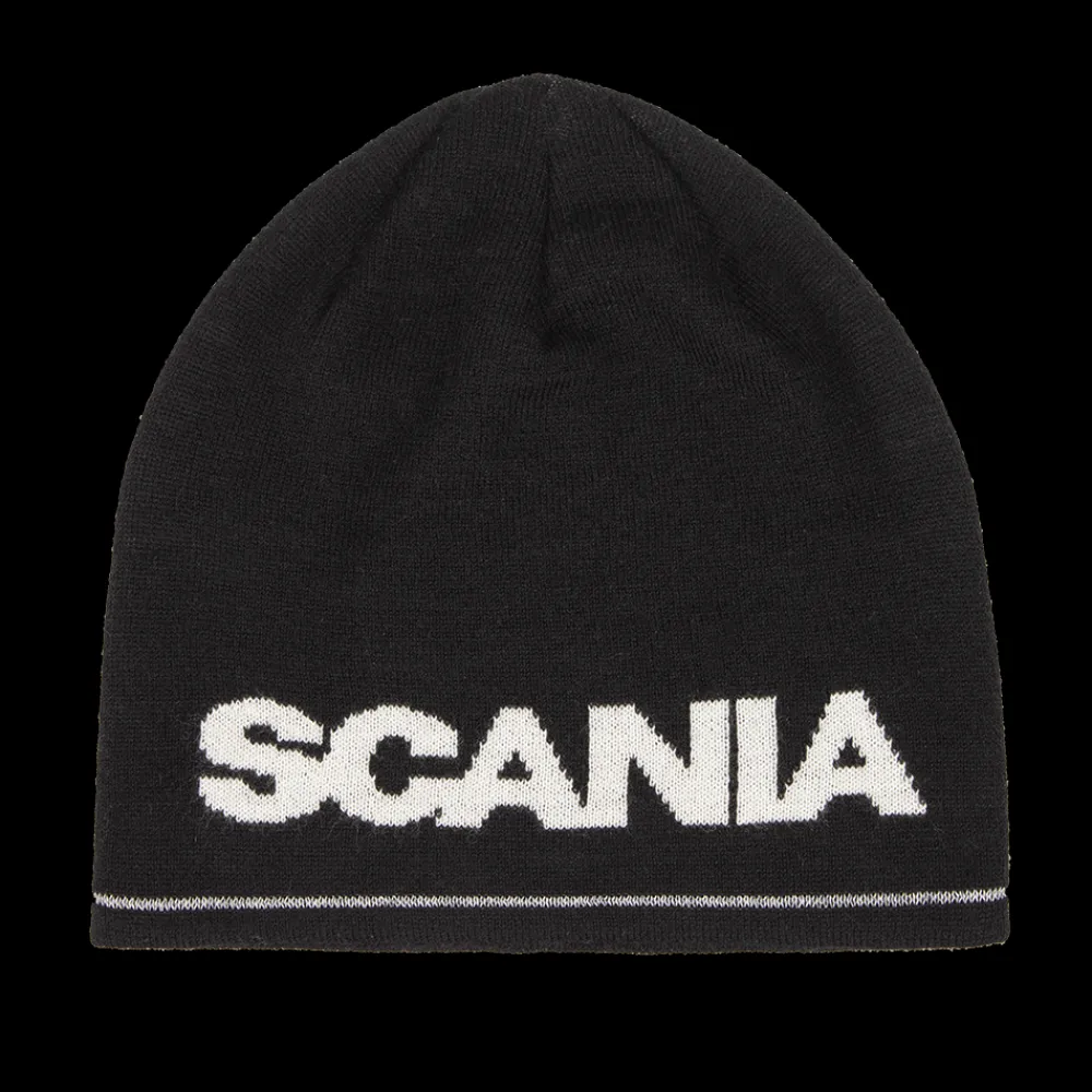 wordmark_beanie__black_3.webp Scania Wordmark Beanie - Black Outlet
