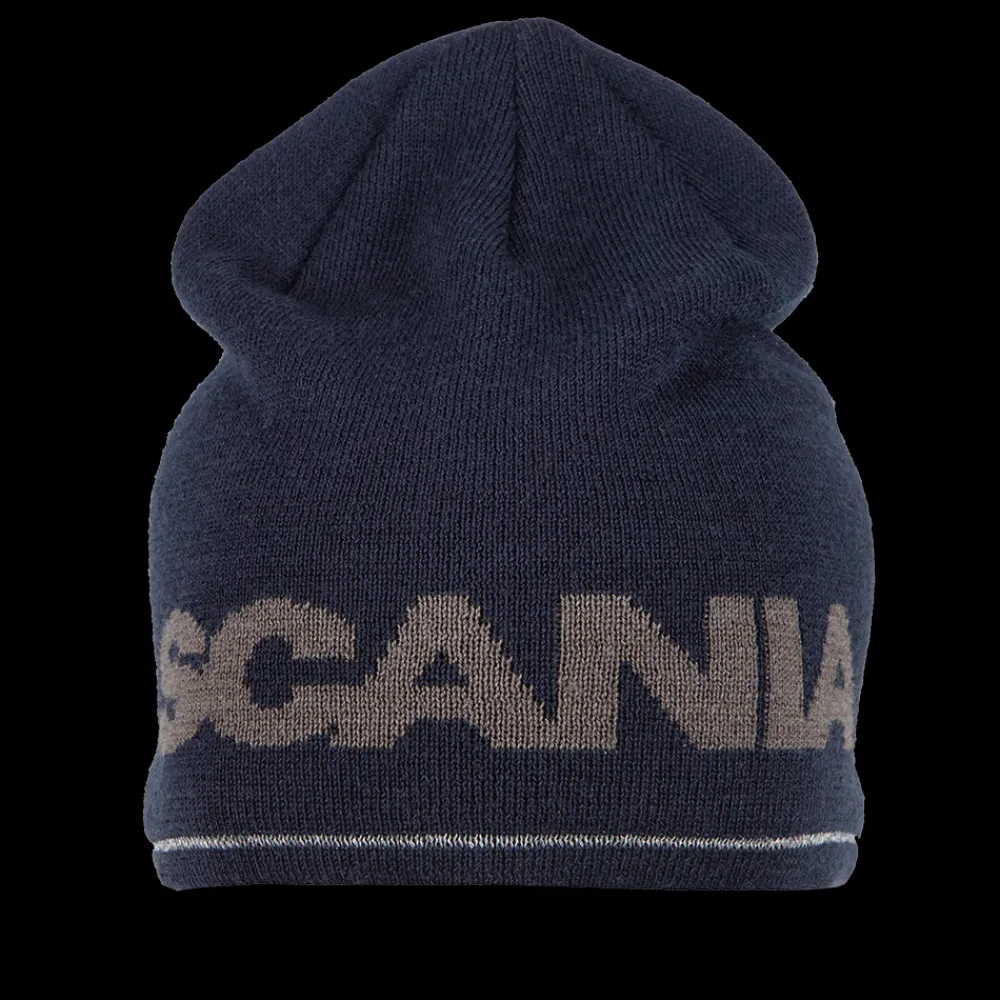 wordmark_beanie__navy_1.webp Scania Wordmark Beanie - Navy Outlet