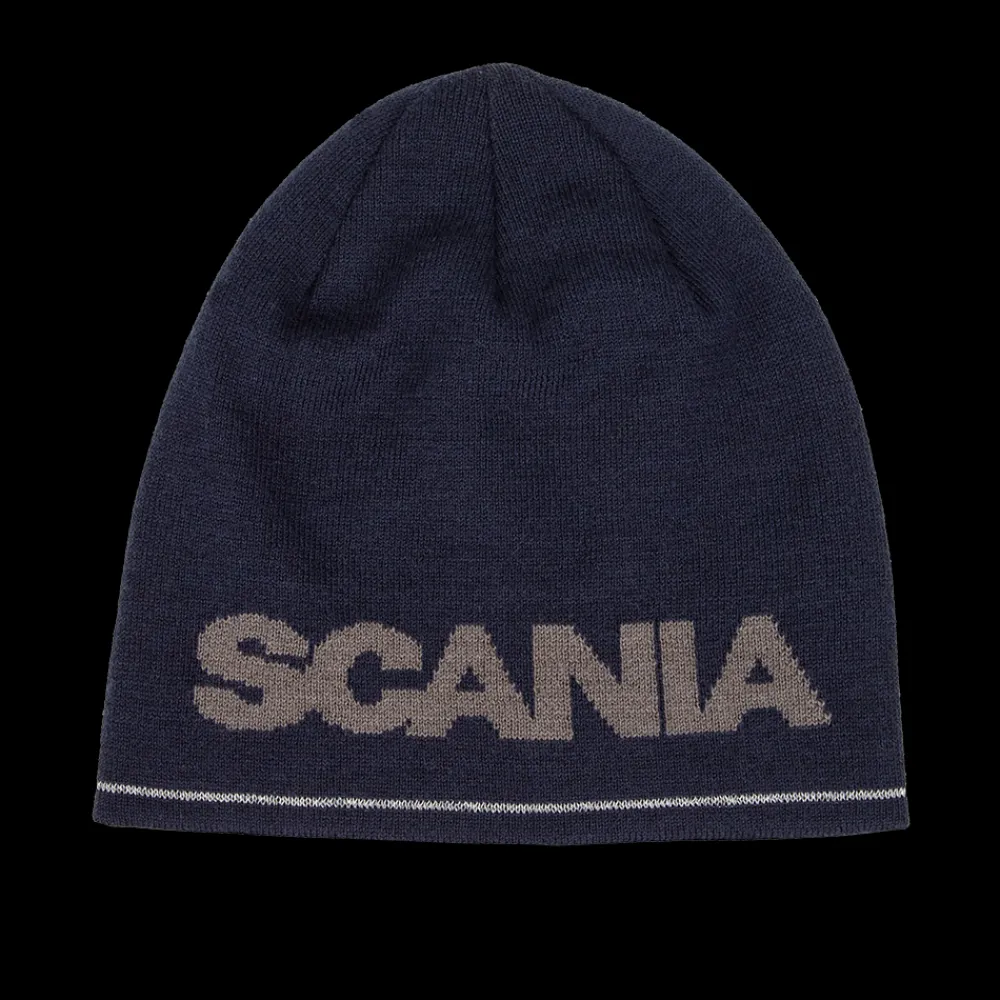 wordmark_beanie__navy_3.webp Scania Wordmark Beanie - Navy Outlet